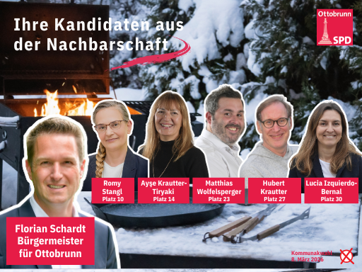 Wintergrillen mit den Kandidaten aus der Pöttingersiedlung - Ottobrunn Nordwest