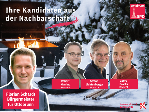 Wintergrillen mit den Kandidaten aus Ottobrunn Zentrum