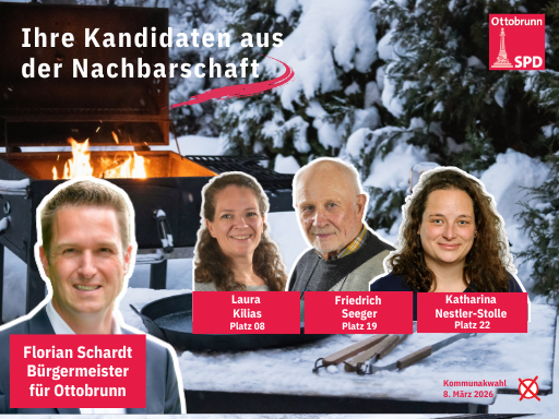 Wintergrillen mit den Kandidaten vom Ottosäulenviertel